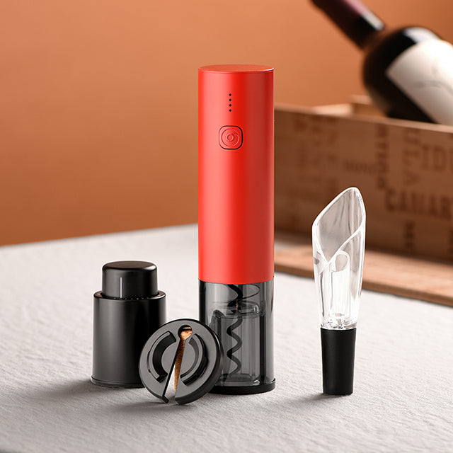 Wineopener | gift set | Red